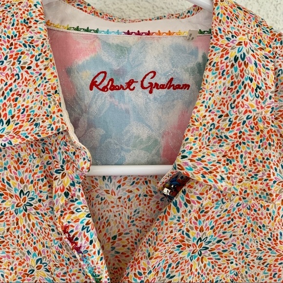 Robert Graham Tops - ROBERT graham colorful button down shirt